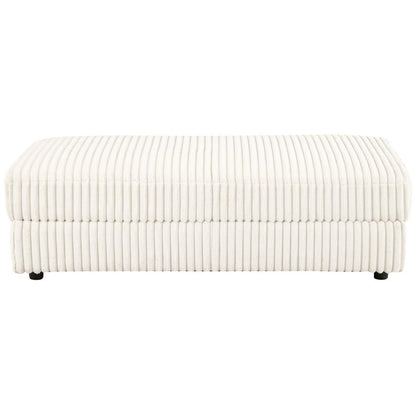 Beige Storage ottoman