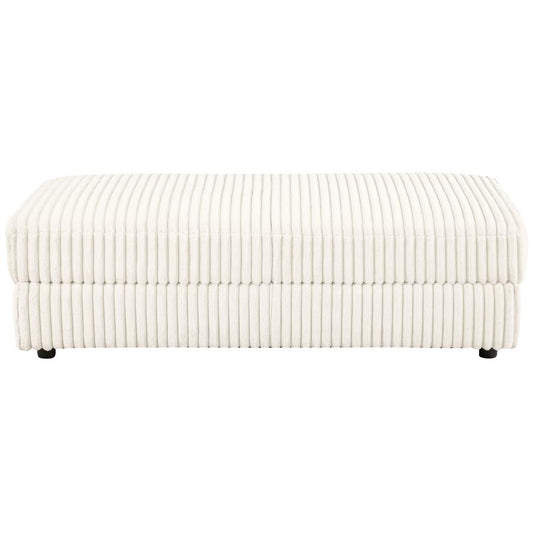 Beige Storage ottoman