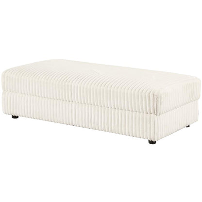 Beige Storage ottoman