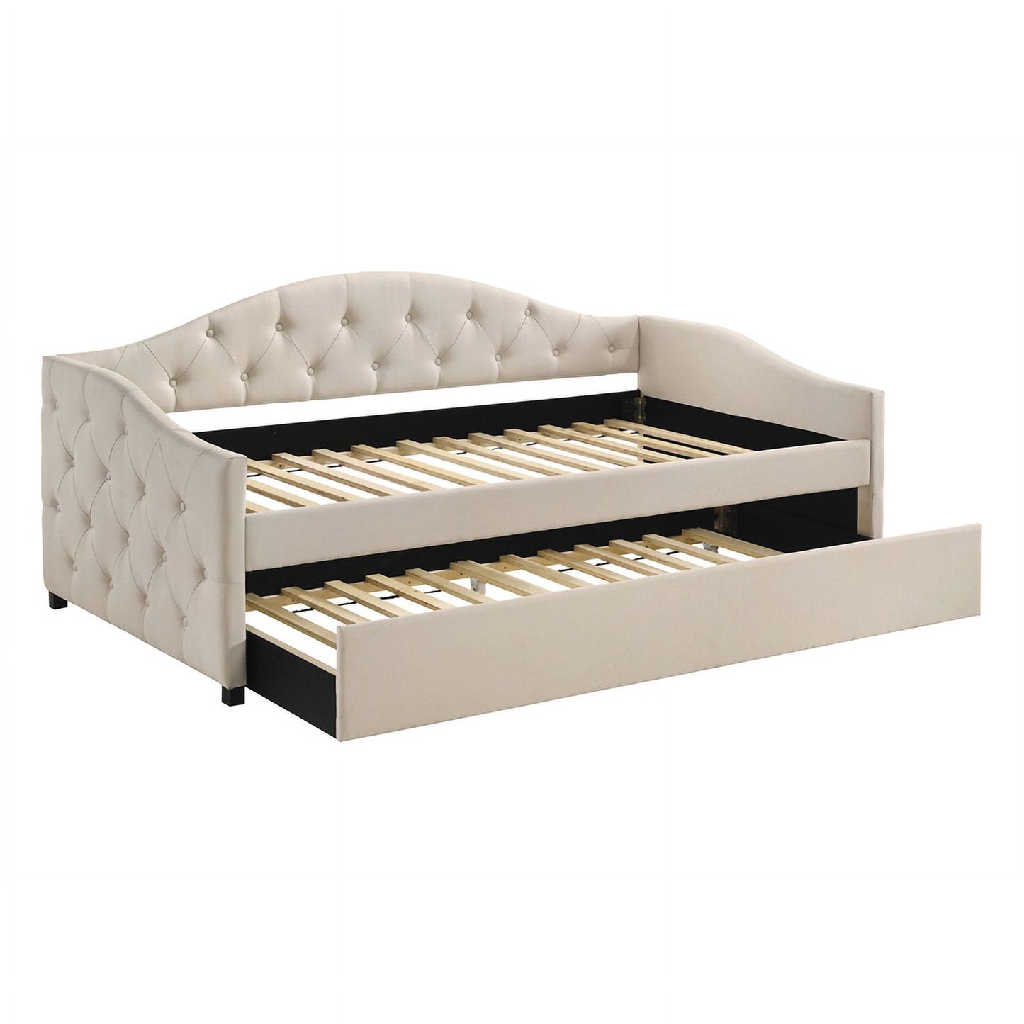 Sadie Upholstered Twin Daybed with Trundle