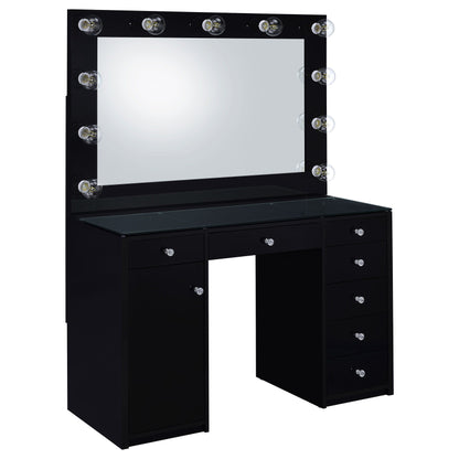 Acena 7-Drawer Vanity Set With Lighting