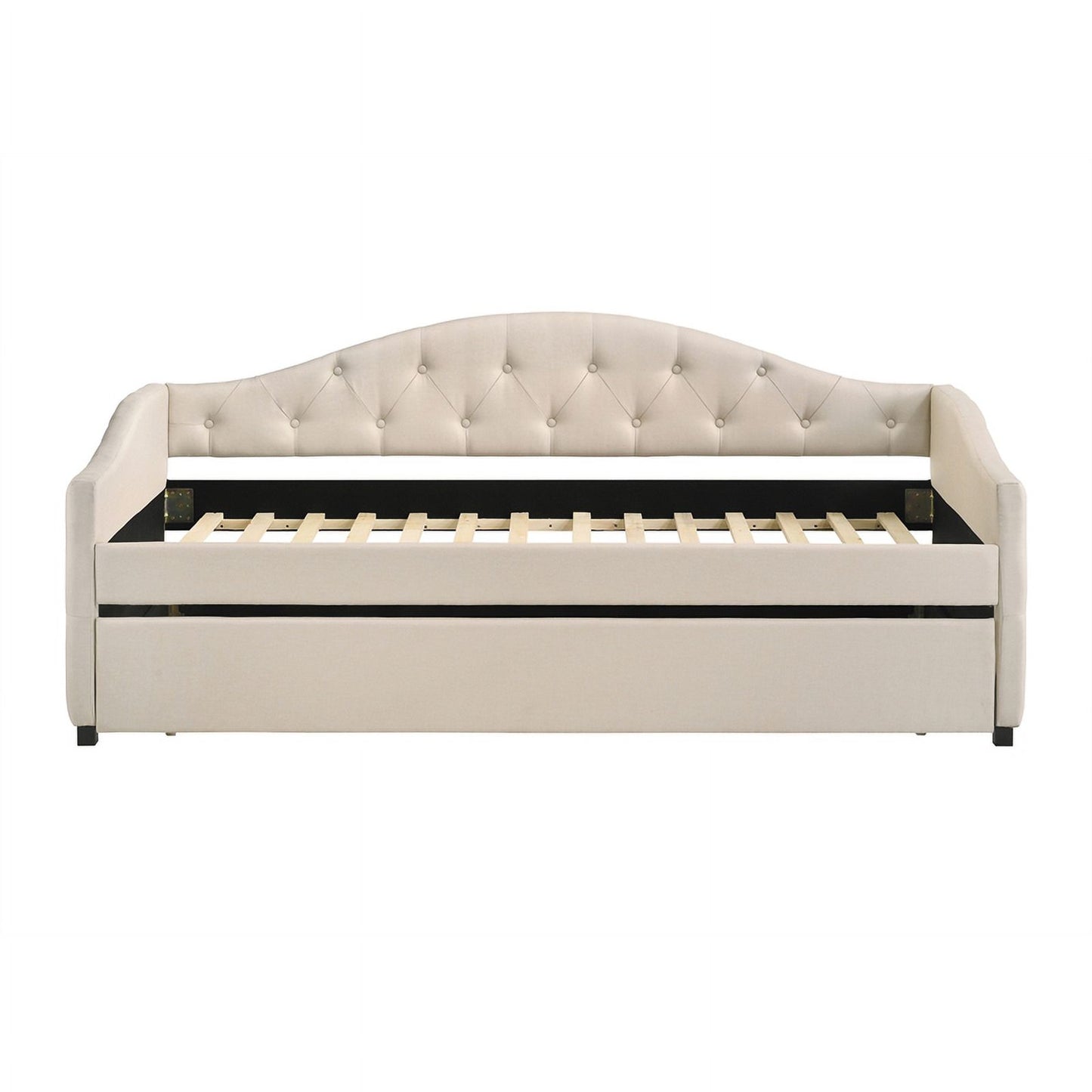 Sadie Upholstered Twin Daybed with Trundle