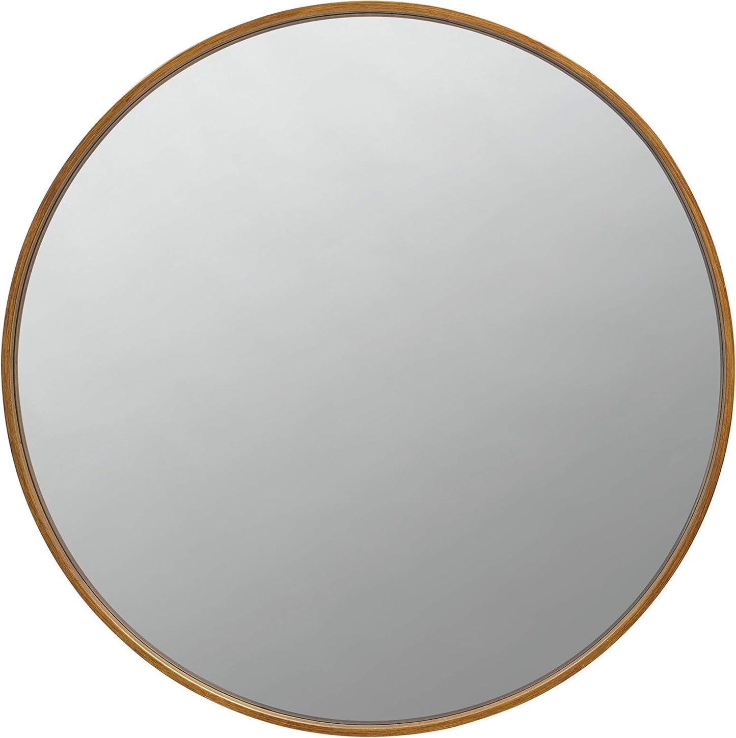 Round Mirror Brass