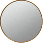 Round Mirror Brass