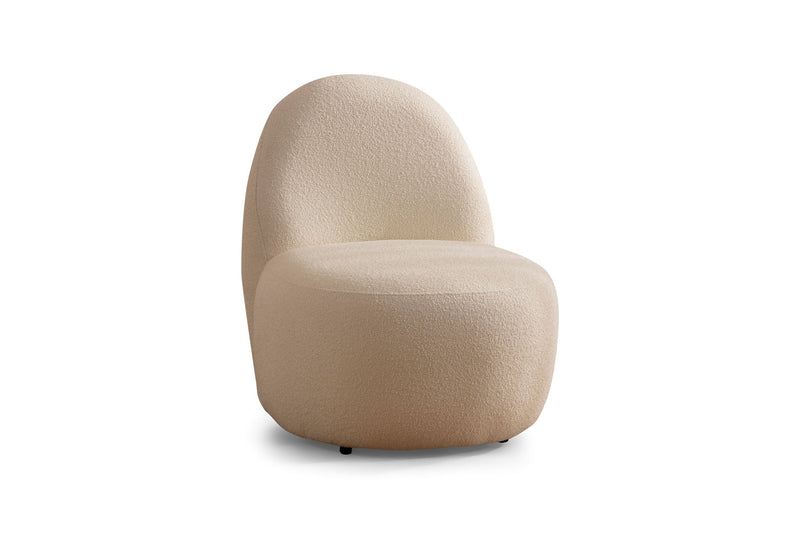 Cloe Ivory Boucle Accent Chair