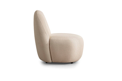 Cloe Ivory Boucle Accent Chair