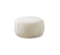 Cloe Ivory Boucle Round Ottoman