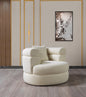 Larissa Ivory Boucle Accent Chair