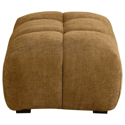 Camacho - Rectangular Upholstered Tufted Ottoman - Amber