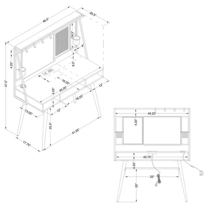 Jessie Black Writing Desk