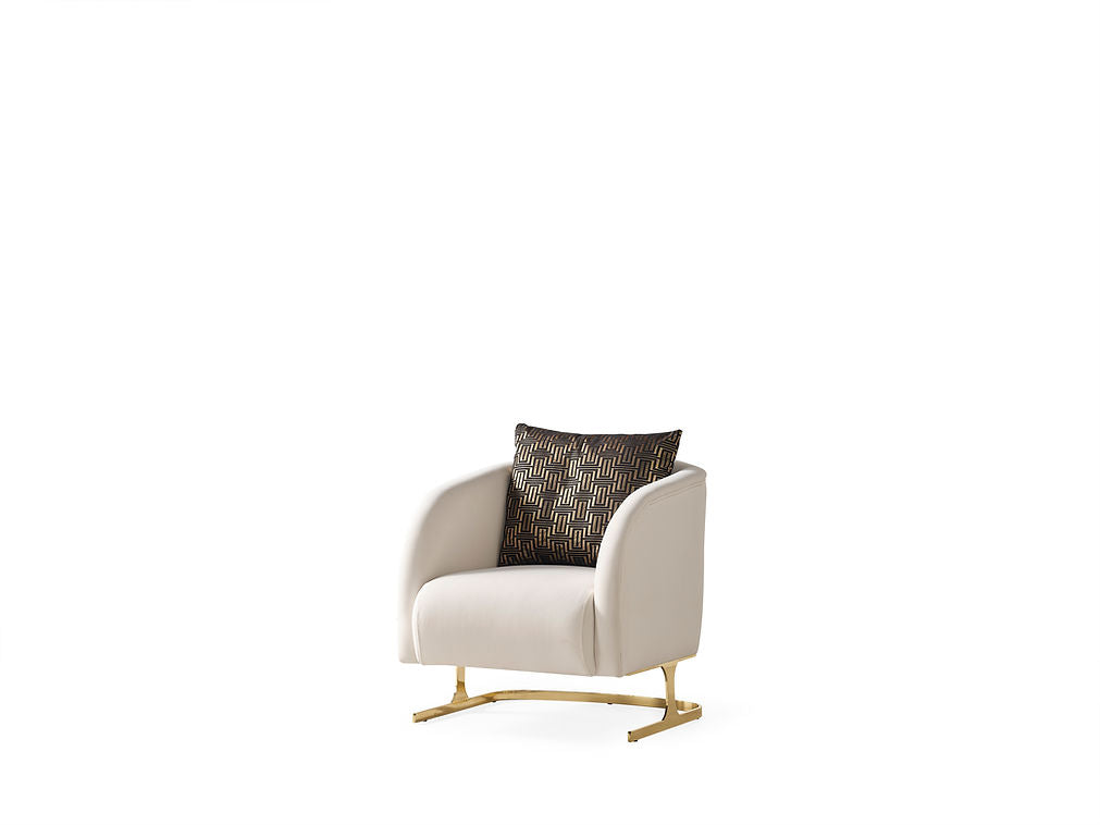 Luma Off White Sofa and Love seat