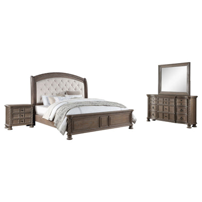 Emmett 4-piece Bedroom Set Walnut