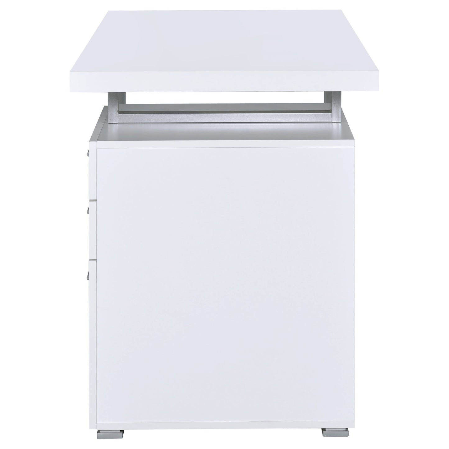 Brennan 47-inch 3-drawer Office Computer Desk White