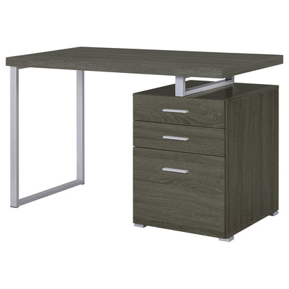 Brennan 47-inch 3-drawer Office Computer Desk Weathered Grey