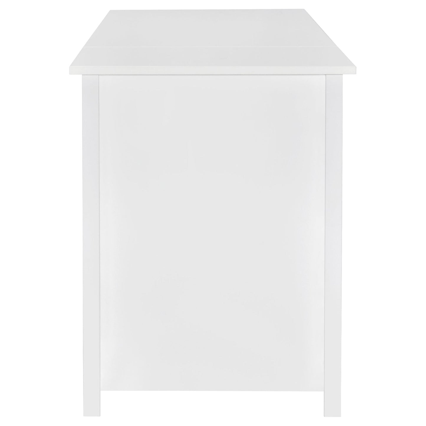 Dylan 60-inch 4-drawer Lift Top Office Desk White High Gloss