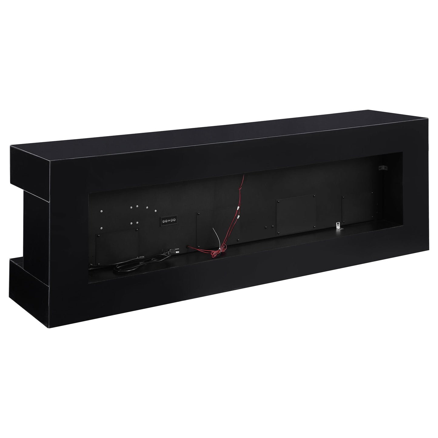 Electric Fireplace TV Stand Black