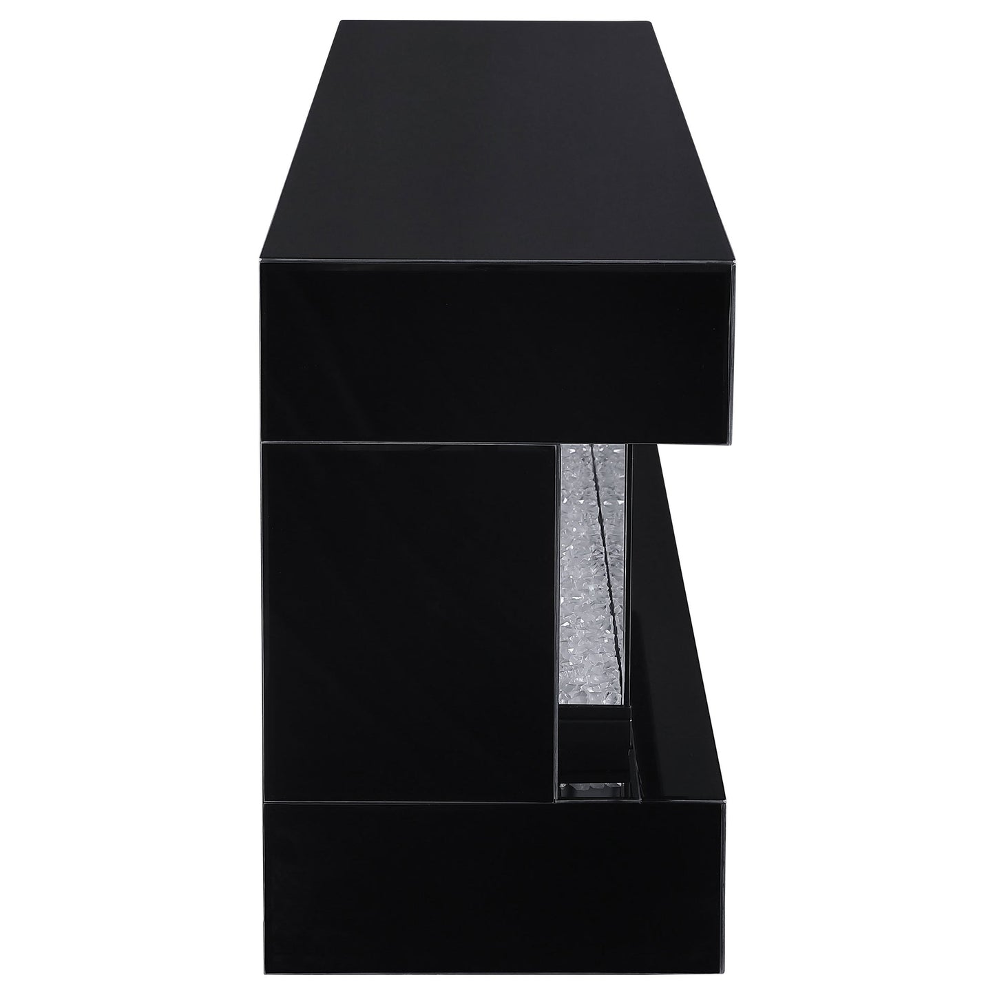 Electric Fireplace TV Stand Black