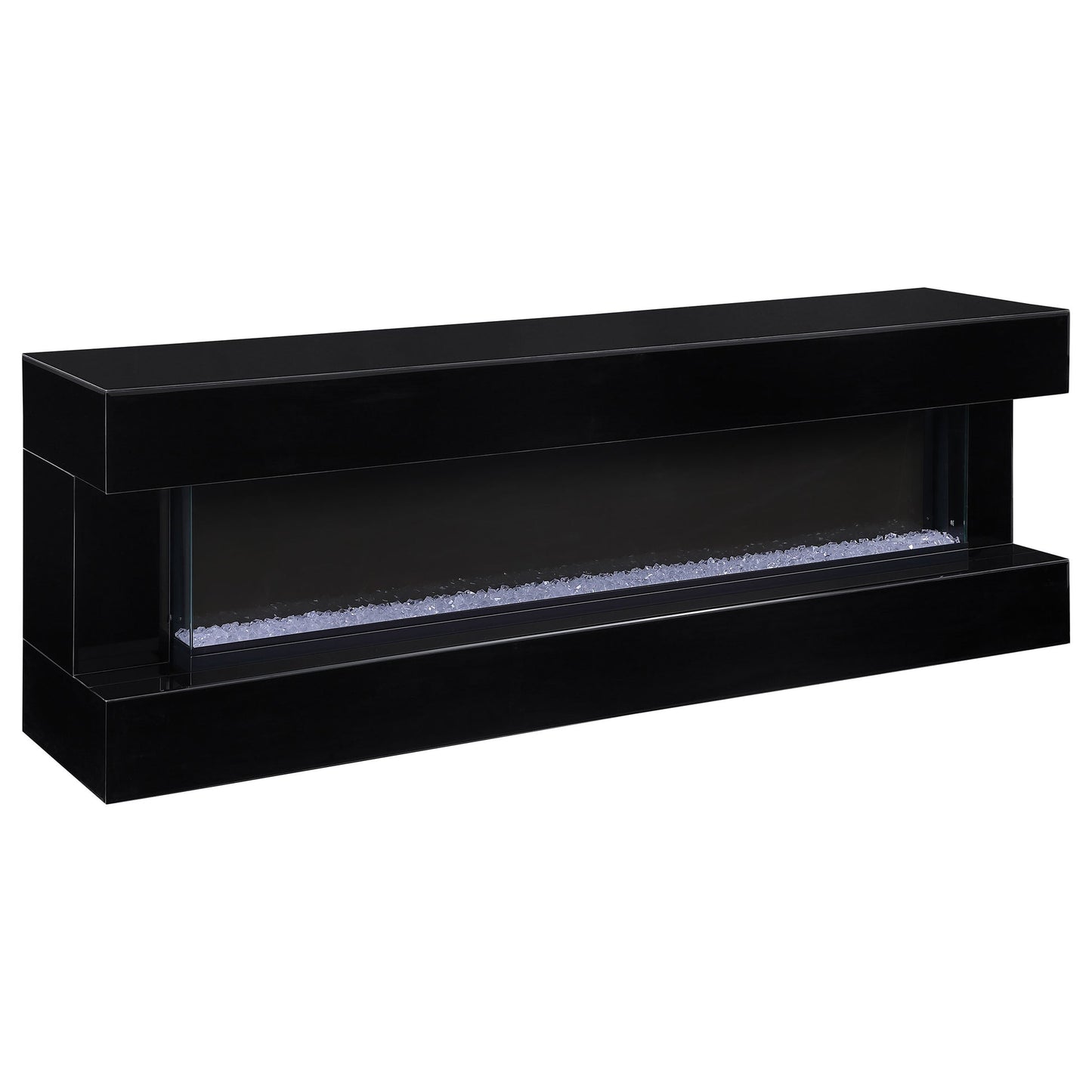 Electric Fireplace TV Stand Black