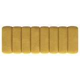 Summer Upholstered Channel Tufted Accent Bench Mustard Yellow